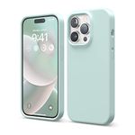 elago Compatible with iPhone 14 Pro Case, Liquid Silicone Case, Full Body Protective Cover, Shockproof, Slim Phone Case, Anti-Scratch Soft Microfiber Lining, 6.1 inch (Mint)