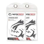 x2 (Two) 18" Chainsaw Chain Fits RYOBI PCN4545 Genuine Rotatech