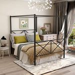 Canopy Bed With Panel Headboards