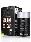 Dexe Hair Building Thickening Fibers For Man & Women, Black, 22 G - Grams