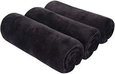 BW&HM Gym towel Sweat Towel Fast Dry Absorbent Sports Towels For Men Women 40 x 80 cm 3 Pack Black