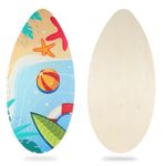 HQO LOVL Skimboard 41 inch Skim Board for Kids Adults Wooden Skim Boards with High Gloss Coat for Beach Skimboards for Beginners to Intermediate(Beach)