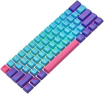 Ussixchare Backlit PBT keycaps for 60 Percent Gaming keyboad 104-Key Caps Set TKL OEM Profile Compatible with 60%/87/104 Keyboard (Joker)