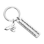 Maofaed Long Distance Relationship Gift I Miss You Keychain Gift (I Moose You Keychain)