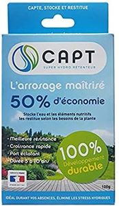 Super Hydro Rétenteur d'Eau CAPT® - Poudre Réserve d'Eau pour Plantes - 100 grammes