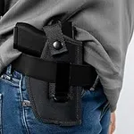 ComfortTac Gun Holster for Men & Women - Right-Handed, Medium (Size 3) Concealed Carry Holster - Wear Inside (IWB) or Outside (OWB) The Waistband - Gun Accessories