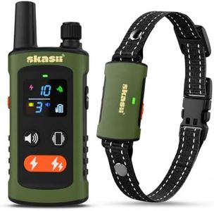 Skasii Training Collar for Dogs with Remote Control, Dark Green