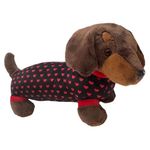 VFM - 30cm Footlong Sausage Dog plush Chocolate