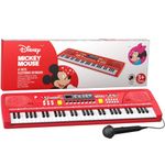 Lifelong Disney Mickey Electronic Piano Keyboard with 61-Key | Mic & One Side Speaker | 16 Tones, 10 Rhythms, 8 Percussions | Song Record, Finger Chord & Demo Modes | Includes Microphone, USB Powered