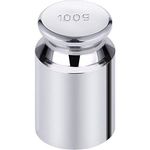 Weddecor 100g Scale Calibration Weight with Chrome Plating Stainless Steel Precision Accuracy of Digital Scale Balance, Pocket Scales, Jewelry, Kitchen Scale, Science Lab, 1Pcs