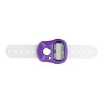 Lap Counter Timer, Electric Finger Counter with Resettable 5 Digit LCD Hand Tally Counter for Praying Walking Swimming Biking (Purple)