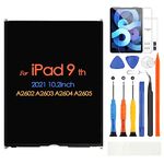 LCD Screen Replacement for iPad 2019 2020 2021, 10.2" LCD Display Panel for iPad 7 7th 8 8th 9 9th Gen A2197 A2200 A2198 A2428 A2429 A2270 A2430 A2603 A2604 with Repair Tools (Not Touch Digitizer)