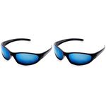 Eyelevel Men's Intruder Sunglasses, Black (Black/Blue), One Size