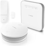 Bosch Smart Home starter kit break-in protection with smoke detector II and door/window contact II, with app control, compatible with Apple HomeKit - Amazon Edition