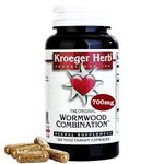 Kroeger Herb Wormwood Combination Vegetarian Capsules, 100 Count