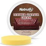 NATRUTH Leather Cleaner Cream with Scrub Sponge 300ml Natural Leather Repair Cream, Leather Cleaner for Car Seats Leather Sofa Furniture Leather Clothing Leather Bag