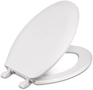 Centoco 1600-001 Elongated Plastic Toilet Seat, Standard Economy Model, White