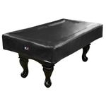 GSE Games & Sports Expert Billiard Pool Table Covers, 7'/8'/9' Waterproof & Tearproof Heavy Duty Leatherette Pool Table Covers (Several Colors Available, Black - 9ft)