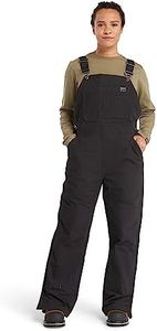Timberland PRO Women's Gritman Insulated Bib Overalls, Black, Medium Short