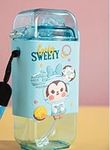 kids water bottle with flip and straw