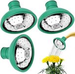WXJ13 3 Pieces Universal Watering Can Head Watering Can Rose Head Kettle Replacement Nozzles Garden Shower Heads for Most Garden Watering Cans (Green)