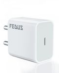 FEDUS Ap ple Charger 20w Original, 20W Fast Type C PD i Phone Charger Adapter Compatible with 15, 14, 13, 12, 11,X/Xr Series Air Pods i Pad/i Pad Mini and Air Pods, BIS Certified with 2 Year Warranty