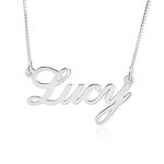 Custom Name Necklace Silver - Gold Name Necklace - Personalized Name Necklace - Silver Nameplate Necklace - Name Pendant - Name Chains - Gift