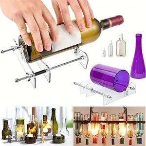 Upgraded DIY Glass Bottle Cutter Kit - Stainless Steel Uncharged Wine, Beer, Liquor & Champagne Bottle Cutting Tool Set for Craft Projects