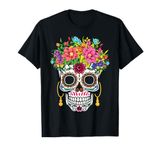 Dia De Los Muertos Day Of The Dead Sugar Skull Halloween T-Shirt