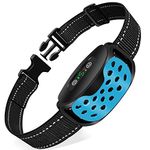 Anti Barking Dog Collars, Bark Collar Stop Dog Barking with Vibration & Beep Modes Harmless Training Dog Collar for Small Medium Large Dogs No Bark Collar Rechargeable IP67 Waterproof Humane-Blue