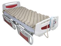 ObboMed® MA-6100N Air Alternating Pad/Overlay with Pump System, Variable Pressure with End Flaps, Fits Standard Hospital Bed, Size 78 x 34 inches / 200 x 90 cm