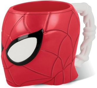 Marvel Tazza per bambini Spiderman con personaggio 3D Uomo Ragno 210 ml con manico