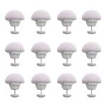 OLWICK® Mushroom Shape Duvet Clips, Non-Slip Cover Fixator, Comforter Quilt Holder with One-Key Unlock for Blanket Bed Sheet Curtain Socks Mattress Covers