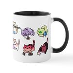 CafePress Neko Atsume: Steven Universe V1 11 oz (325 ml) Ceramic Coffee Mug