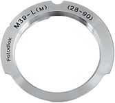 Fotodiox Lens Mount Adapter, M39 (39mm x1 Thread, Leica Screw Mount) Lens to Leica M Adapter with 28mm/90mm Frame Line, fits Leica M-Monochrome, M8.2, M9, M9-P, M10 and Ricoh GXR Mount A12