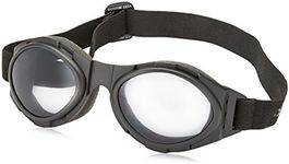 Bobster Bugeye 2 Goggles,Black Frame/3 Lenses (Smoked, Amber and Clear),one size