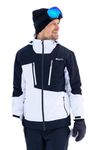 Mountain Warehouse Supernova Mens Ski Jacket - Warm, Breathable, Waterproof & Padded Coat, Thermal Tested -30°C - Best for Autumn, Winter, Skiing, Winter Sports Off White 3XL