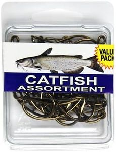 Eagle Claw SPCATW Catfish Species Assistant Non-EC Hook, Clam Finish