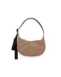 BAGGU Small Nylon Crescent Bag, Cocoa