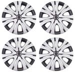 XhuangTech 4Pcs/Set Car Chrome Wheel Rim Skin Cover Hub Caps Hubcap Wheel Cover (7 Dual Spoke, 15inch)