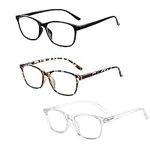 SHUNXI 3 Pack Nearsighted Glasses F