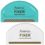 Cashmere & Multi-Fabric Sweater Comb & Pill Remover for Depilling Sweater Fuzz (Set of 2 Sweater Defuzzer Combs) - Wool Pilling Remover for Delicate Clothing, Fabrics, Furniture