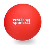 ResultSport Lacrosse Massage Ball for Back, Trigger Point Massage, Plantar Fasciitis Recovery, Stress Reflexology, Myofasical Ball and Physio Ball (Choose 1 to 3 Pcs) (Red)