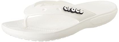 Crocs Unisex Adult Class Flip Flop White Flip Flop-9 Men/ 10 UK Women (M10W12) (207713-100)