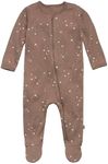 Modern Moments by Gerber Baby Mini Waffle Sleep 'N Play, Brown Stars, 0-3 Months