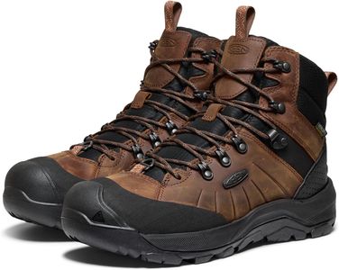 KEEN Men’s Revel 4 Polar Waterproof Winter Boots, Dark Earth, Size 8.5 UK