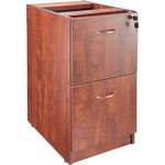 Lorell LLR69606 69000 Series Free Standing Fixed Pedestals, Cherry