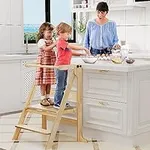 Toddler Tower for 2 Kids Foldable, 