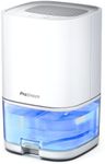 Pro Breeze 1000ml Dehumidifier for Bathroom - Quiet, Portable & Small Air Dehumidifier for Bedroom Mould, Damp & Moisture - with 4-Hour Timer, Auto Shut-Off & LED Changing Lights - White