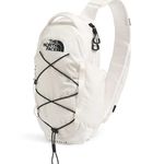 THE NORTH FACE Borealis Sling Bag - Crossbody Bag, Water Repellent, Adjustable Strap, Multiple Compartments, White Dune/TNF Black, One Size